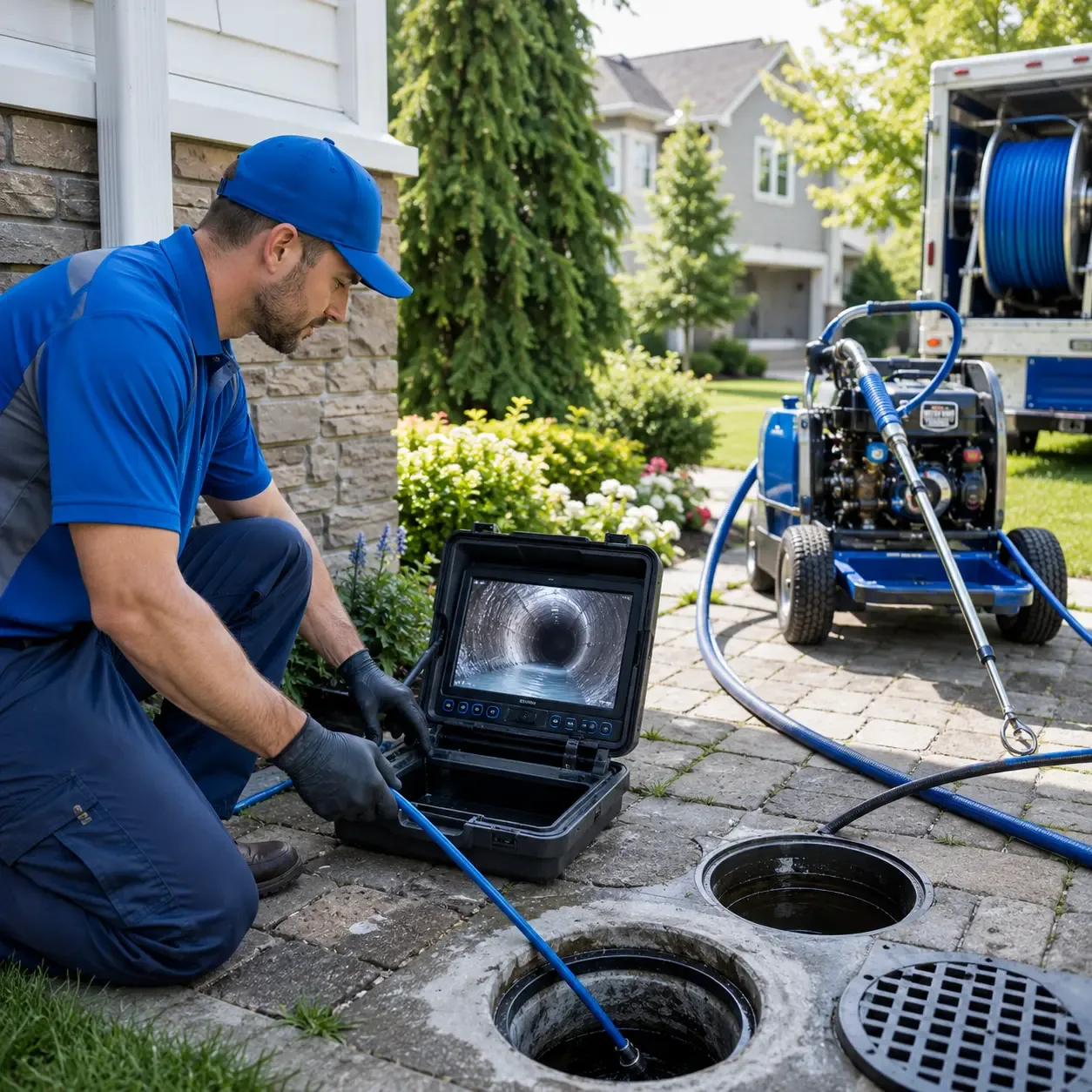 Outdoor drain cleaning professionals serving West Halifax, VT